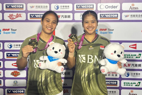 Cetak Rekor Baru! Jesita/Febi Jadi Juara Ganda Putri Kaohsiung Master 2024